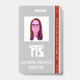 Badge d'identification à haut risque de Constructi