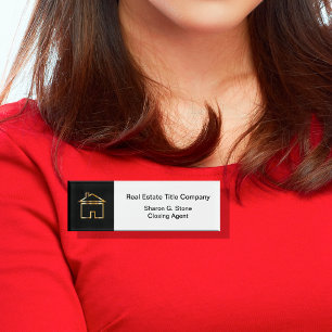 Badge D'identification Agent de fermeture Immobilier
