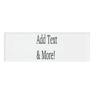 Badge D'identification Ajouter du texte et plus ! Customisez votre propre
