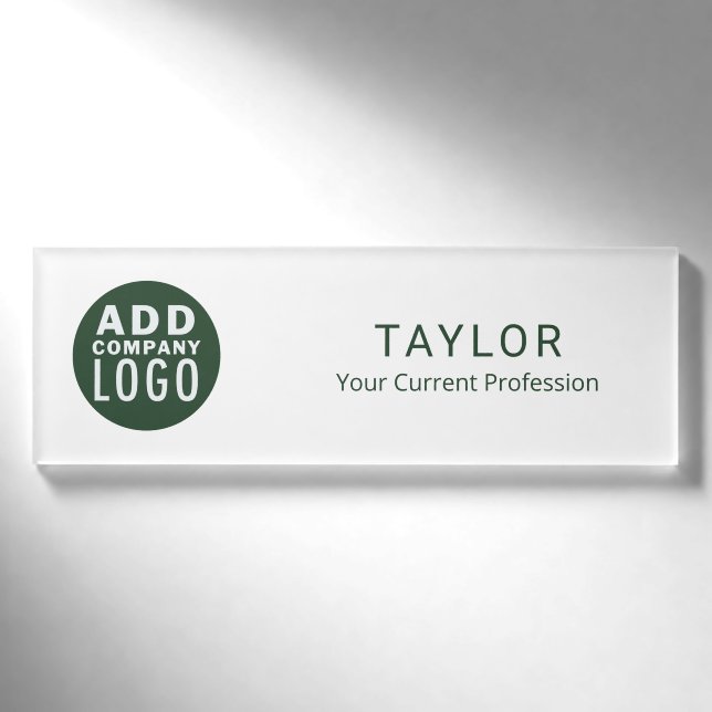 Badge D'identification Ajouter le logo de l'entreprise Code de l'employé  (Devant)