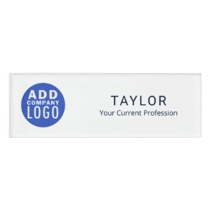 Badge D'identification Ajouter un logo d'entreprise Personnel de l'entrep