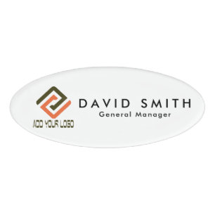Badge D'identification Ajouter Votre Logo Personnel Employé Magnétique