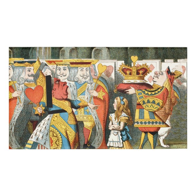 Badge D'identification Alice à Wonderland (Devant)