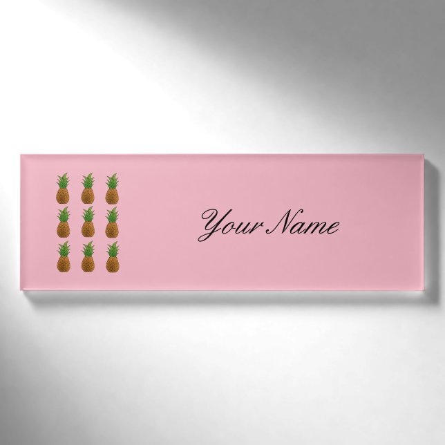 Badge D'identification Ananas Thunder_Cove (Devant)