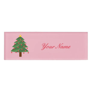 Badge D'identification Arbre de Noël Thunder_Cove