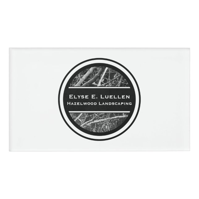 Badge D'identification Arrière-arbre personnalisable (Devant)