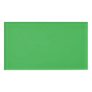 Badge D'identification Arrière - plan vert et frontière blanche pour un â