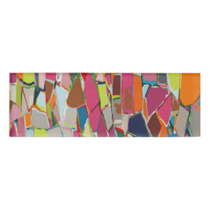 Badge D'identification Art moderne Geometric Deco Multicolor