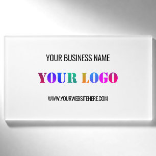 Badge D'identification Balise de nom personnalisé du logo d'entreprise