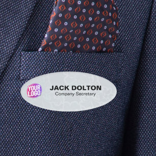 Badge D'identification Balise de titre et de nom du travail personnalisé 