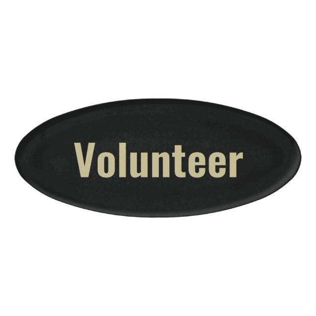 Badge D'identification Balise de volontaire (Devant)