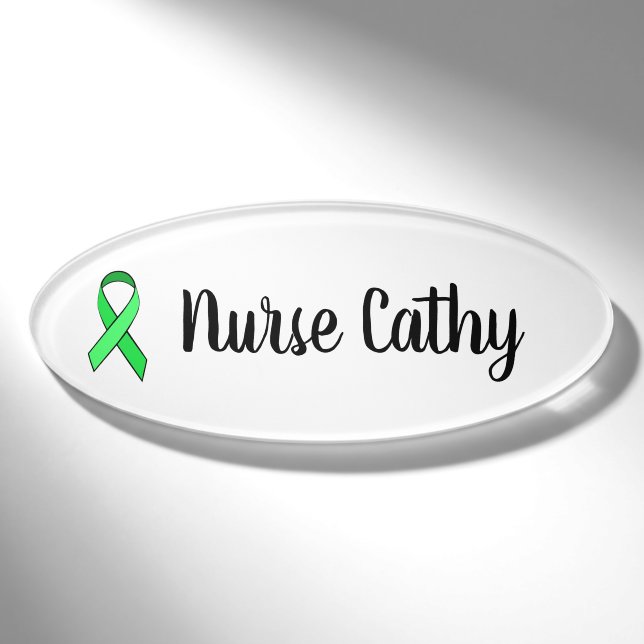 Badge D'identification Balise Nom de l'infirmière personnalisée (Devant)