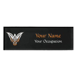 Badge D'identification Balise Nom de l'oiseau celtique