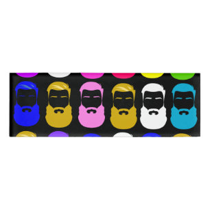 Badge D'identification Balise Nom des bandes Abstraites