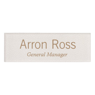 Badge D'identification Balise Nom magnétique du personnel de l'employé en