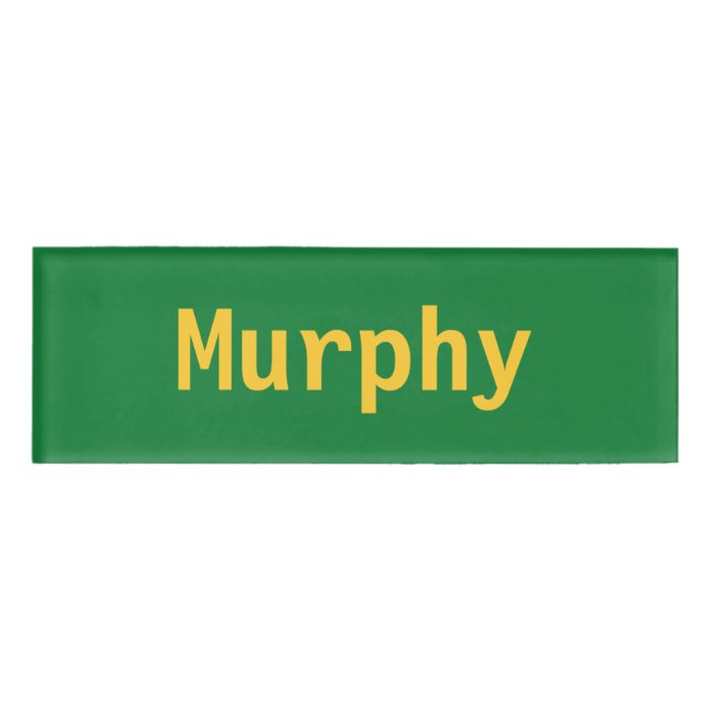 Badge D'identification Balise Nom Murphy (Devant)