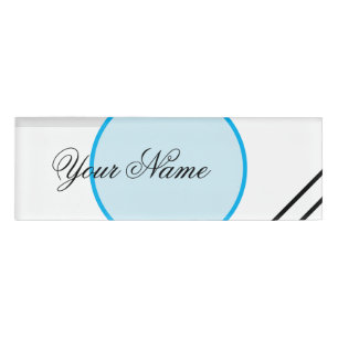 Badge D'identification Balises de nom commercial Balise de nom des lignes