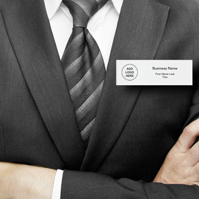 Badge D'identification Balises Nom en bloc de l'agent du logo immobilier (Créateur téléchargé)