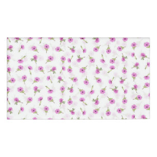 Badge D'identification Belle Lavande Purple Daisy Design
