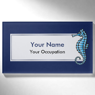 Badge D'identification Bleu marin