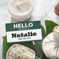 Bonjour Mon Nom Est Customisé Infirmière Étudiante