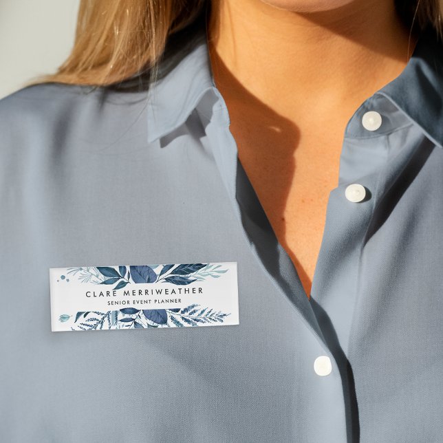 Badge D'identification Botanique d'azur sauvage (Créateur téléchargé)