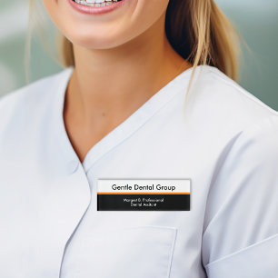 Badge D'identification Budget tendance Dentist Office Nom du personnel Ta