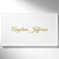 Calligraphie professionnelle Elegant or couleur