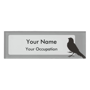 Badge D'identification Canari debout