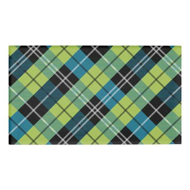 Badge D'identification Carré et couleur 2 (Devant)