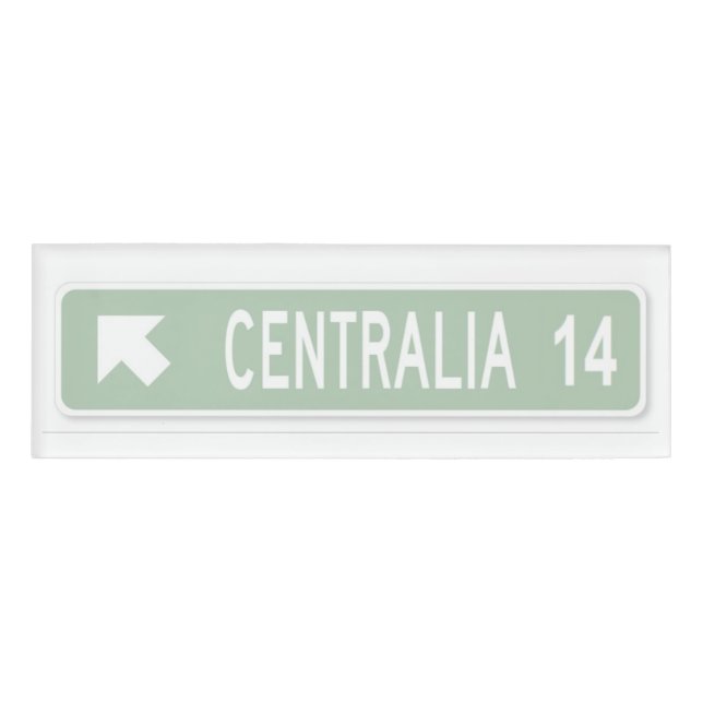 Badge D'identification Centralia PA (Devant)