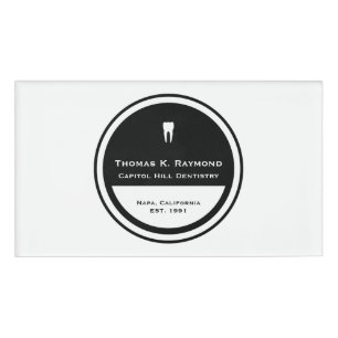 Badge D'identification Cercle dentaire personnalisable