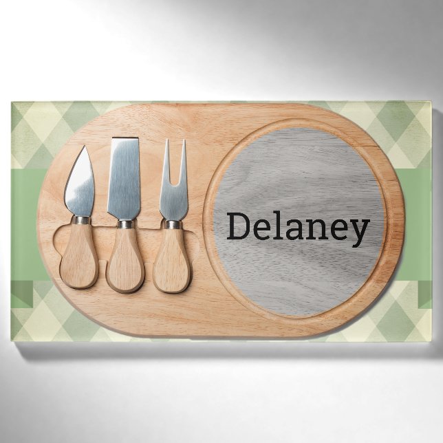 Badge D'identification Charcuterie de coutume de panneau de fromage (Devant)