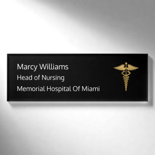 Badge D'identification Chef D'État-Major De L'Hôpital Classique De Soins 