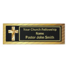 Church Pastor Classy Or Et Noir