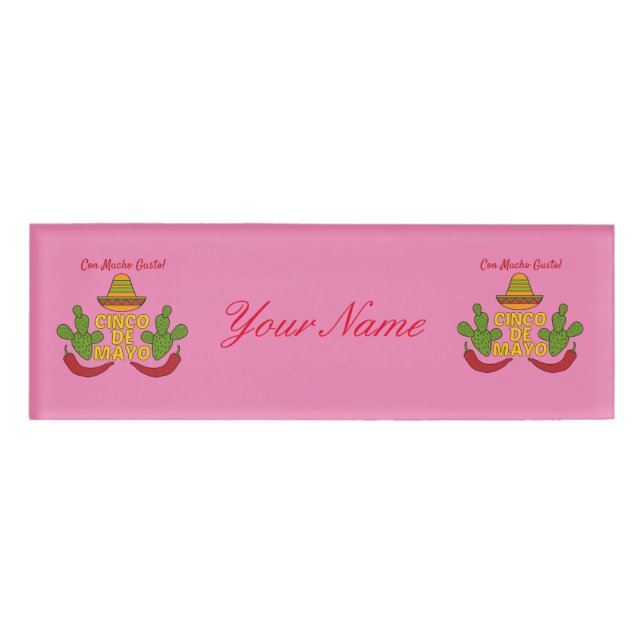 Badge D'identification Cinco De Mayo Thunder_Cove (Devant)