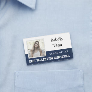 Badge D'identification Classe scolaire personnalisée Retrouvailles Annuai