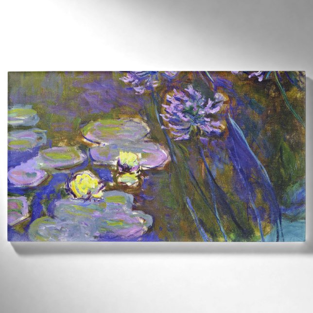 Badge D'identification Claude Monet Water Lilies Agapanthus (Devant)