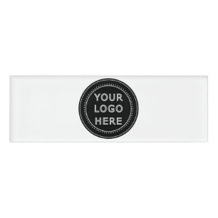 Badge D'identification Code QR noir élégant et élégant