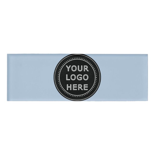 Badge D'identification Code QR noir élégant et élégant (Devant)