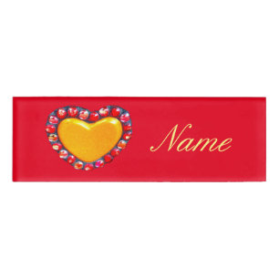 Badge D'identification Coeur d'or Thunder_Cove