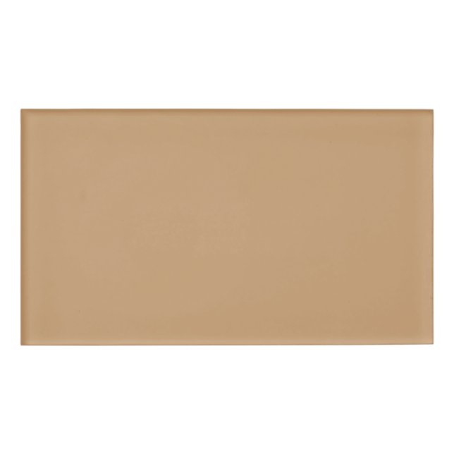 Badge D'identification Conception avec un Arrière - plan Brown et une bor (Devant)