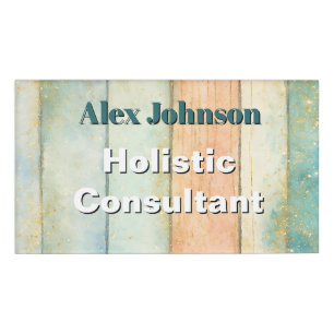 Badge D'identification Consultant en bien-être holistique Naturopathes Sp