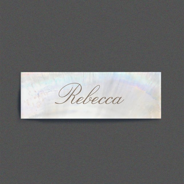 Badge D'identification Coquillage Employé Personnel Nom magnétique Balise (Créateur téléchargé)