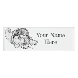 Badge D'identification cornucopia