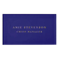 Couleurs d'or bleu Professional Classic Plain