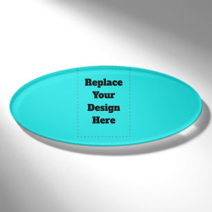 Badge D'identification Créez votre propre cyan