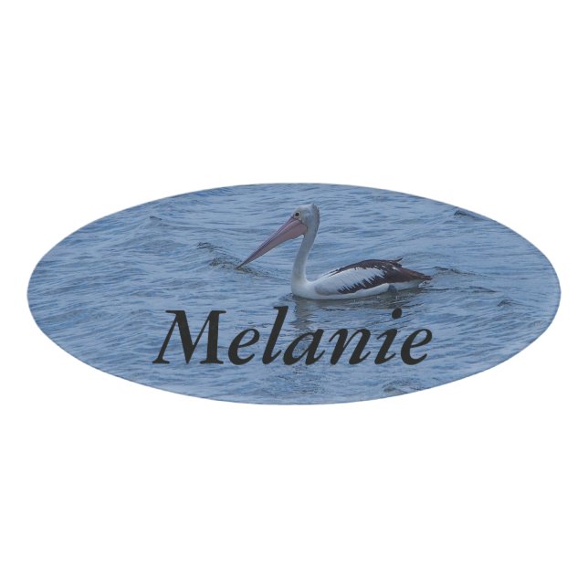 Badge D'identification Créez votre propre étiquette nommée ovale (Devant)