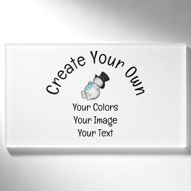 Badge D'identification Créez votre propre personnalisation (Devant)