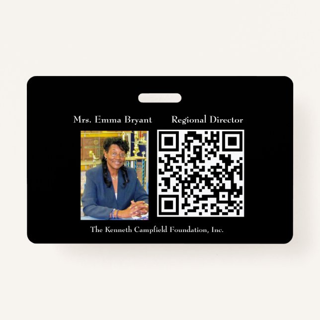 Badge d'identification de l'entreprise (Devant)